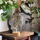 Studio Cheha Monstera LED Table Lamp | Birch