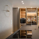 Nomon New Anda G Wall Clock | Walnut/Brass