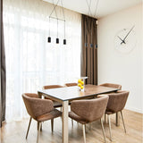 Nomon New Anda Wall Clock | Stainless Steel/Walnut/Brass