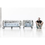 Mojow NEP Limited Edition Armchair | Black/White