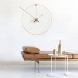 Nomon New Anda G Wall Clock | Walnut/Brass