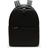 Lacoste Chantaco Matte Pique Leather Backpack | Black