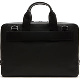 Lacoste Chantaco Matte Pique Leather Computer Bag | Black
