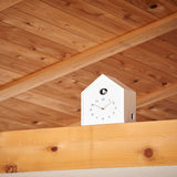 Lemnos Birdhouse Clock Natural