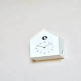 Lemnos Birdhouse Clock Natural