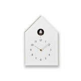 Lemnos Birdhouse Clock Natural