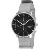 Issey Miyake C Black Chronograph Watch | Grey Nylon NYAD005Y