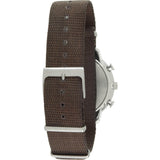 Issey Miyake C White Chronograph Watch | Brown Nylon NYAD006Y