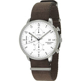 Issey Miyake C White Chronograph Watch | Brown Nylon NYAD006Y