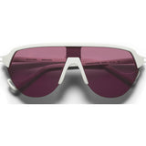 District Vision Nagata White Sunglasses | District Black Rose