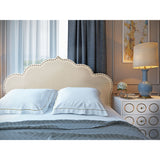 TOV Furniture Ella Side Table | White, Gold- TOV-G5493