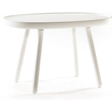 EMKO Na•ve Rectangular Side Table L610 | White Nrec610white