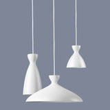 Nyta Pretty Steel Pendant Light | White --Wide NY-PRT-WW