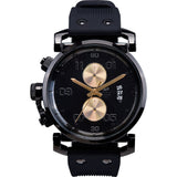 Vestal Uss Observer Chrono Watch | Black/Polished/Gold OBCS012