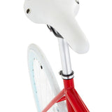 Sole Bicycles OFW Fixed Single Speed Bike | Candy Apple Red Frame/Baby Blue Rims Sole 035-59