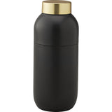 Stelton Collar Steel Cocktail Shaker & Measuring Cup | Black 424
