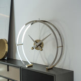 Nomon Omega I Table Clock | Steel