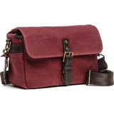 ONA The Bowery Camera Messenger Bag | Crimson - ONA5-014BRG