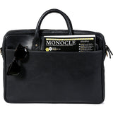 ONA Kingston Briefcase | Black Leather ONA 040LBL