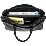 ONA Kingston Briefcase | Black Leather ONA 040LBL