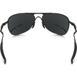 Oakley Iconic TI Crosshair Pewter Sunglasses | Black Iridium Polarized OO6014-02