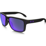 Oakley Lifestyle Julian Wilson Holbrook Matte Black Sunglasses | Violet Iridium OO9102-26