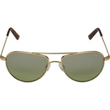 Randolph Engineering The Hawk 23K Gold Sunglasses | Jade Metallic Nylon AR Skull 57MM OP71410-2-NY