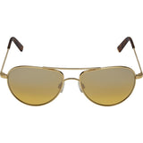 Randolph Engineering The Hawk 23K Gold Sunglasses | Citron Metallic Nylon AR Skull 57MM OP71415-2-NY