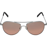 Randolph Engineering The Hawk Bright Chrome Sunglasses | Sahara Metallic Nylon AR Skull 57MM OP73408-2-NY