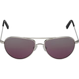 Randolph Engineering The Hawk Bright Chrome Sunglasses | Midnight Metallic Nylon AR Skull 57MM OP73409-2-NY