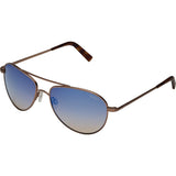 Randolph Engineering The Hawk 23K Satin Choc Gold Sunglasses | Oasis Metallic Nylon AR Skull 57MM OP7SC406-2-NY