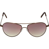 Randolph Engineering The Hawk 23K Satin Choc Gold Sunglasses | Sunrise Metallic Nylon AR Skull 57MM OP7SC407-2-NY