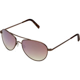 Randolph Engineering The Hawk 23K Satin Choc Gold Sunglasses | Sunrise Metallic Nylon AR Skull 57MM OP7SC407-2-NY