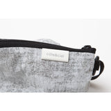 Cote & Ciel Orba Creased Crossbody Bag | Light Grey