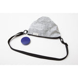 Cote & Ciel Orba Creased Crossbody Bag | Light Grey