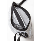 Cote & Ciel Orba Creased Crossbody Bag | Light Grey