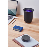 Lexon Oblio Wireless Charging Station & UV Sanitizer | Matt Black