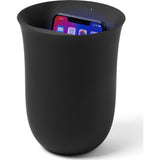 Lexon Oblio Wireless Charging Station & Uv Sanitizer | Matt Black