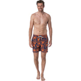 Tom & Teddy Octopus Swim Trunk | Blue&Orange / 2XL