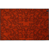 Zuzunaga Route Bath Towel 100 x 150 cm | Orange