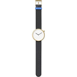 bulbul Ore 07 Men's Watch | Matte Golden Steel on Black Italian Leather