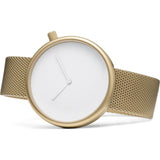 bulbul Ore 08 Men's Watch | Matte Gold Steel on Gold Mesh