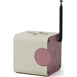 Lexon Oslo News Lite Alarm Clock Radio W/ Bluetooth Speaker & Wireless Charger