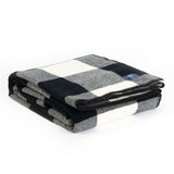 Faribault Oversized Buffalo Check Throw | Wool