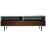 ION Design Cora Media Unit Small | White/Brown P-13048