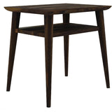 ION Design Vintage Side Table w 1 Shelf | Brown P-13524