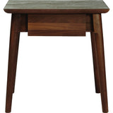 ION Design Vintage Bedside Table w 1 Drawer | Brown P-22381