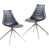 ION Design Ethan Dining Chair | Matte Black/Brass P-24657