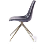 ION Design Ethan Dining Chair | Matte Black/Brass P-24657