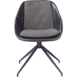ION Design Gaia Chair | Matte Black/Dark Gray P-25017